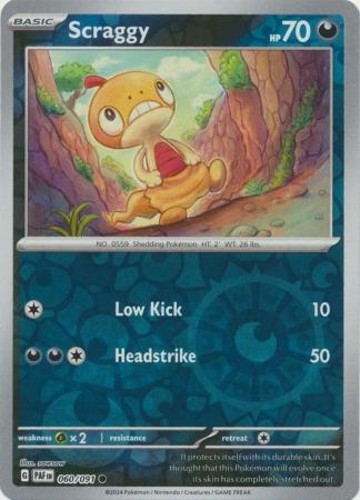 Scraggy - 060/091 - Common Reverse Holo