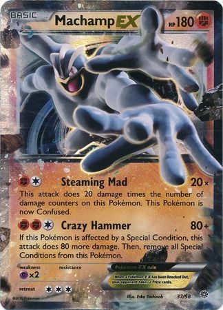 Machamp EX - 37/98 - Ultra Rare