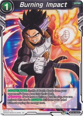 Burning Impact - BT10-142 - Rare