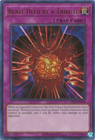 Blast Held by a Tribute - DCR-EN104 - Ultra Rare Unlimited (25th Reprint)