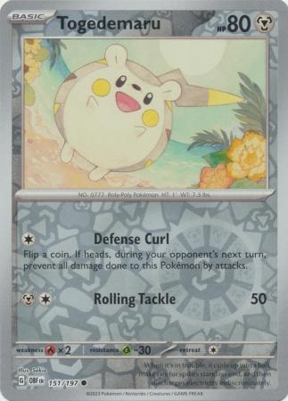 Togedemaru - 151/197 - Common Reverse Holo