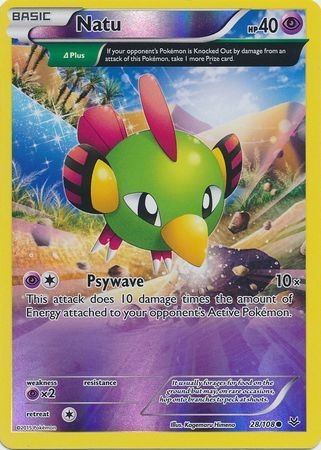 Natu - 28/108 - Common Reverse Holo