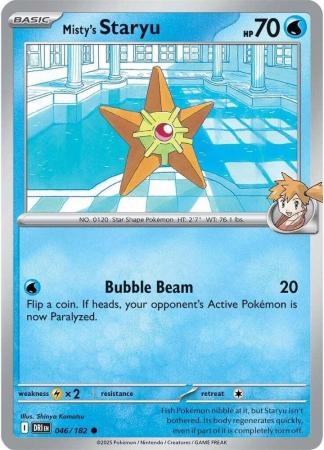 Misty's Staryu - 046/180 - Common