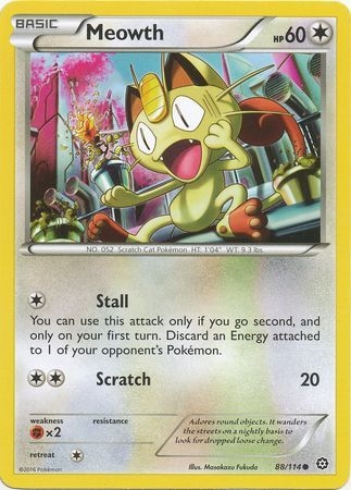 Meowth - 88/114 - Common