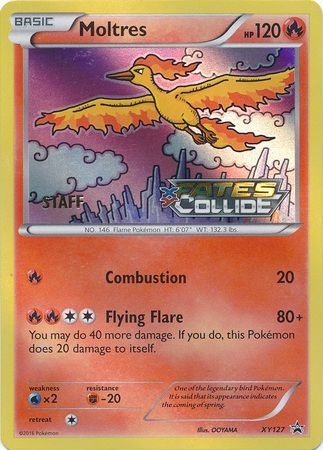 Moltres - XY127 - (Staff) Holo Promo