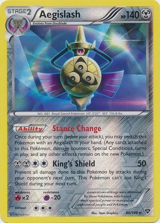 Aegislash - 86/146 - Holo Rare Reverse Holo