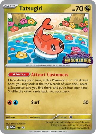 Tatsugiri - SVP118 - Prerelease Promo