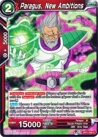 Paragus, New Ambitions - BT11-022 - Common