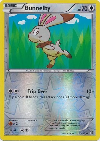 Bunnelby - 120/160 - Common - Reverse Holo
