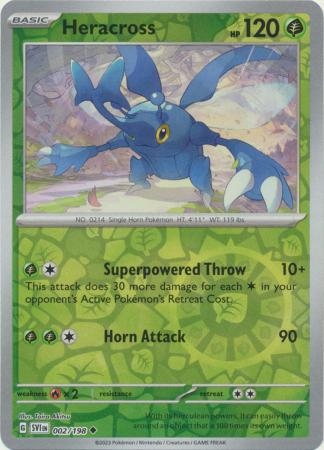 Heracross - 002/198 - Uncommon Reverse Holo