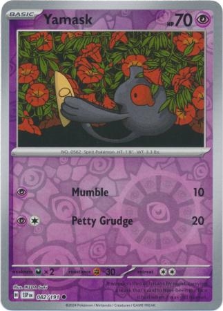 Yamask - 082/191 - Common Reverse Holo