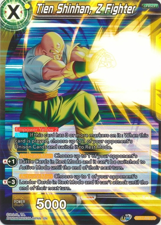 Tien Shinhan, Z Fighter - BT17-088 - Uncommon Foil