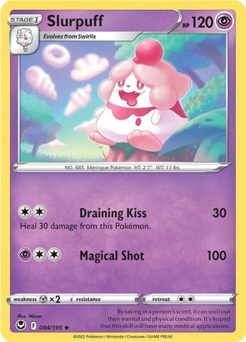 Slurpuff - 084/195 - Uncommon Reverse Holo