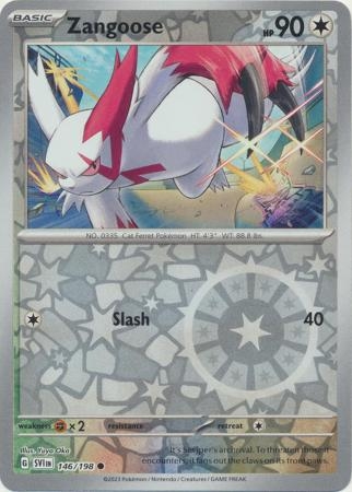 Zangoose - 146/198 - Common Reverse Holo