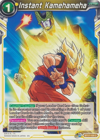 Instant Kamehameha - BT17-109 - Common