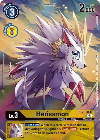 Herissmon (Alternate Art) - BT7-031 R - Rare