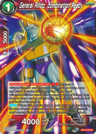 General Rilldo Combination Ready - BT17-020 - Common Foil