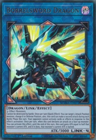 Borrelsword Dragon - MAMA-EN072 - Ultra Rare 1st Edition