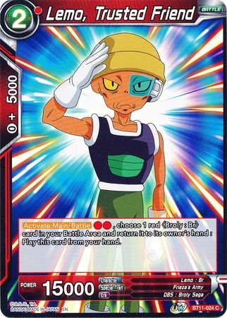 Lemo, Trusted Friend - BT11-024 - Common