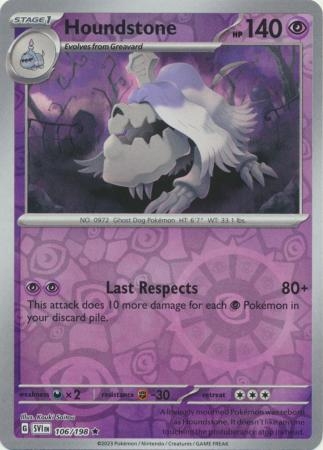 Houndstone - 106/198 - Holo Rare Reverse Holo