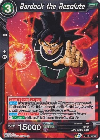 Bardock the Resolute - BT10-127 - Uncommon