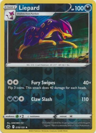 Liepard - 078/159 - Rare Reverse Holo