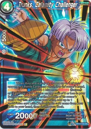 Trunks, Calamity Challenger - BT14-045 - Super Rare