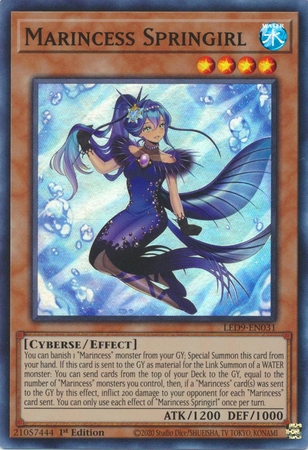 Marincess Springirl - LED9-EN031 - Super Rare 1st Edition