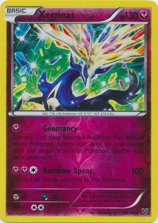 Xerneas - 96/146 - Rare Reverse Holo