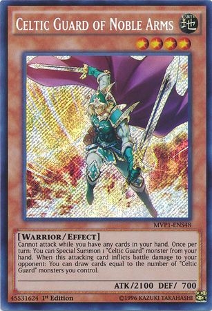 Celtic Guard of Noble Arms - MVP1-ENS48 - Secret Rare 1st Edition