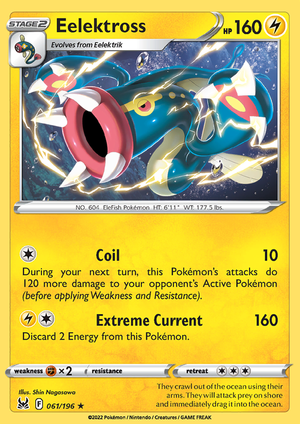 Eelektross - 061/196 - Rare Reverse Holo