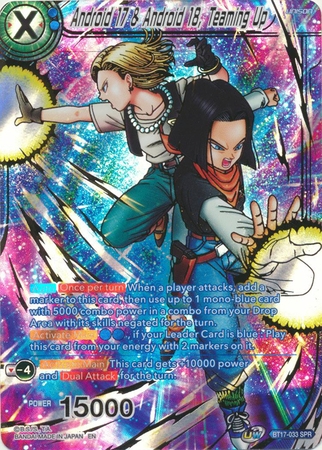 Android 17 & Android 18, Teaming Up (SPR) - BT17-033 - Special Rare
