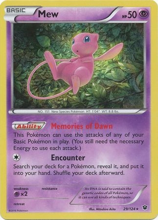 Mew - 29/124 - Holo Rare