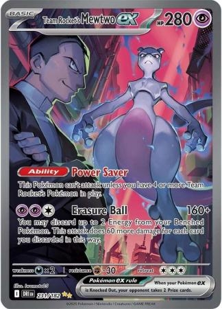 Team Rocket's Mewtwo ex - 231/182 - Special Illustration Rare