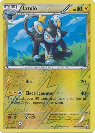 Luxio - 33/106 - Uncommon Reverse Holo