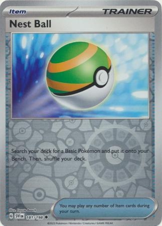 Nest Ball - 181/198 - Uncommon Reverse Holo