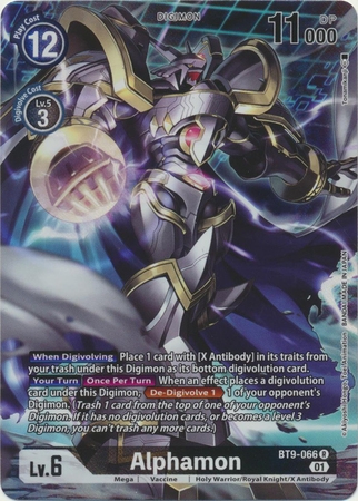 Alphamon (Alternate Art) - BT9-066 R - Rare