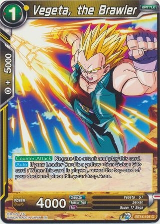 Vegeta, the Brawler - BT14-101 - Common