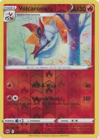 Volcarona - 025/159 - Rare Reverse Holo