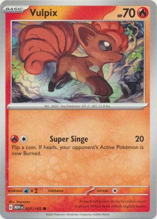 Vulpix - 037/165 - Common