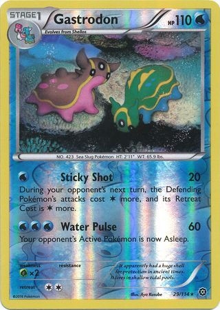 Gastrodon - 29/114 - Rare Reverse Holo