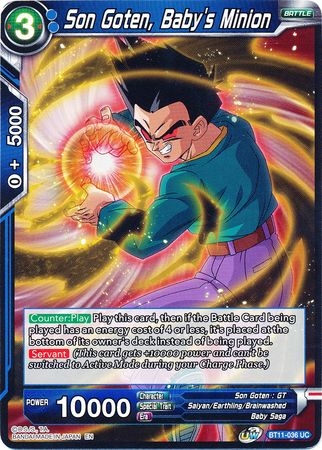 Son Goten, Baby's Minion - BT11-036 - Uncommon