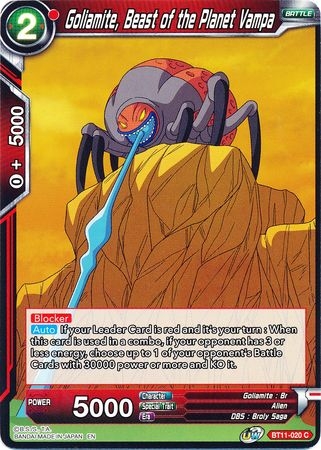Goliamite, Beast of the Planet Vampa - BT11-020 - Common