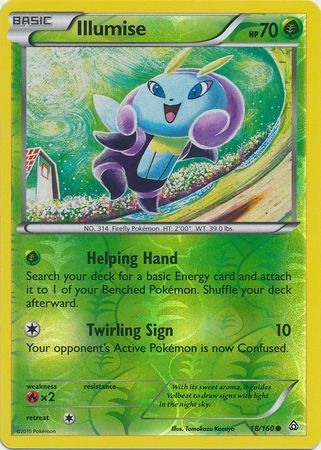 Illumise - 18/160 - Common - Reverse Holo