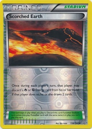 Scorched Earth - 138/160 - Uncommon - Reverse Holo