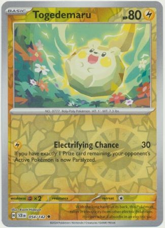 Togedemaru - 054/142 - Uncommon Reverse Holo