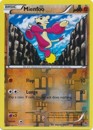 Mienfoo - 56/111 - Common Reverse Holo
