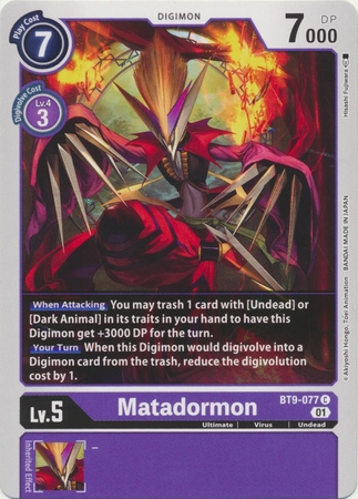 Matadormon - BT9-077 C - Common