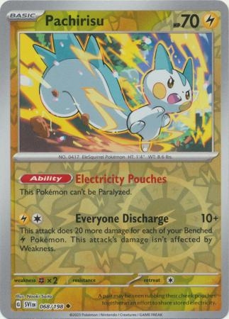 Pachirisu - 068/198 - Uncommon Reverse Holo