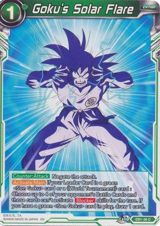 Goku's Solar Flare - EB1-36 - Common